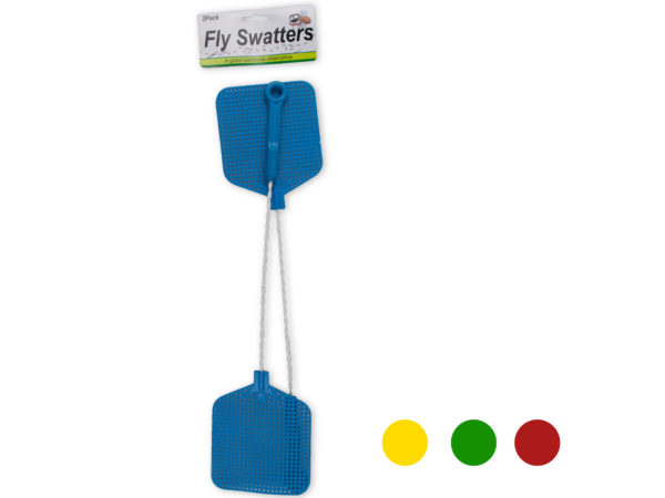 Fly Swatters with Wire HANDLEs