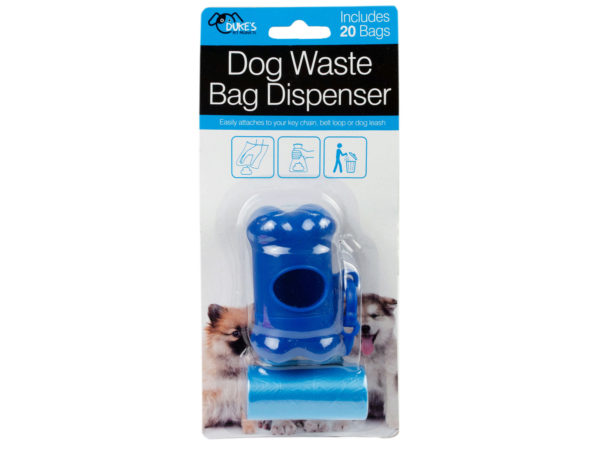 Dog Waste Bag Dispenser with Refill Bags