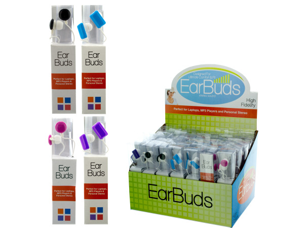 Decorative Lucite Earbuds Countertop Display