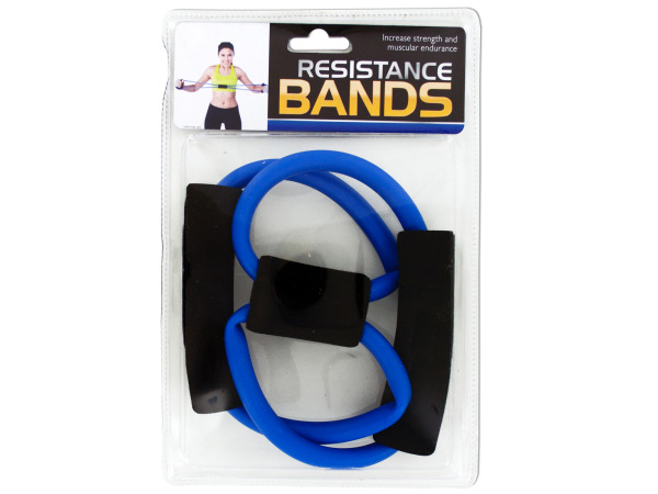 Portable Resistance Bands with Foam HANDLEs