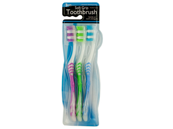 Soft Grip Toothbrush Set