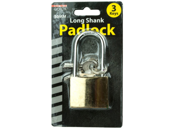 Steel Padlock with Three Keys