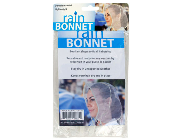 Bouffant Style Rain Bonnet