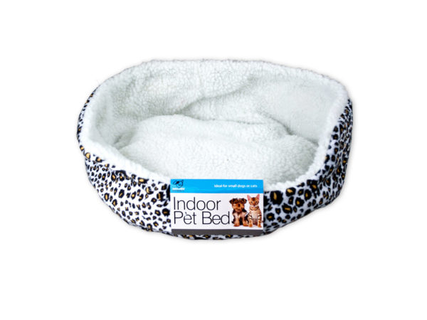 Fleece Lined Indoor Pet Bed