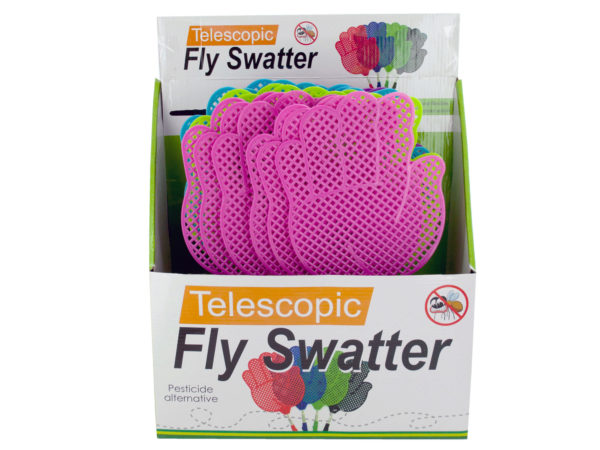 Giant Hand Shape Telescopic Fly Swatter Countertop Display