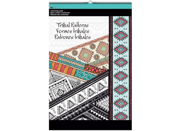 Tribal Patterns Large Coloring Pad