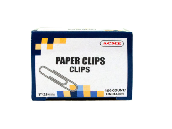 ''1'''' Paper Clips 100 Count''