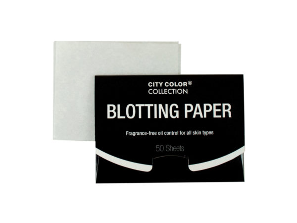 FRAGRANCE free blotting paper in countertop display