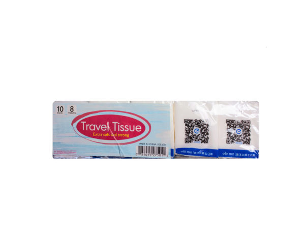 10 Pack Travel Tissue Set