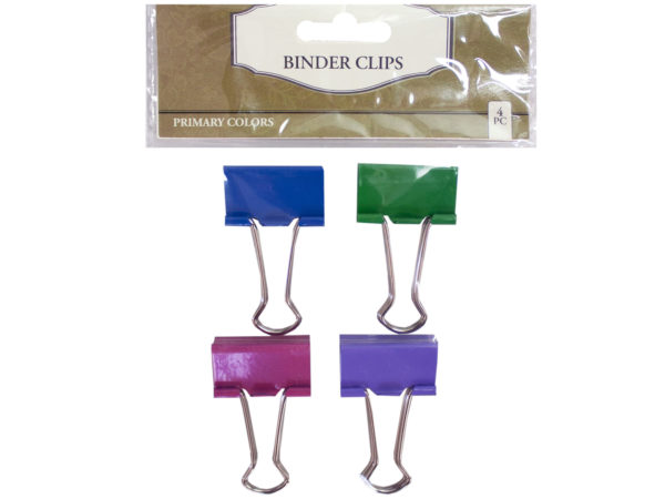 Four Pack Binder Clips