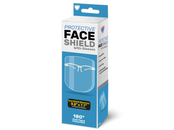 Protective Face Shield with GLASSES