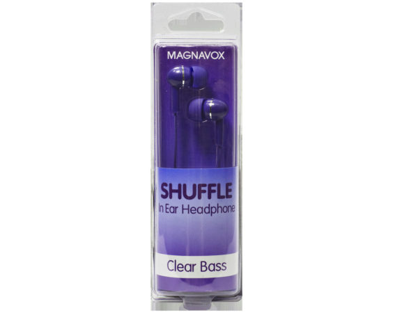 MAGNAVOX Shuffle Purple In-Ear Earbuds