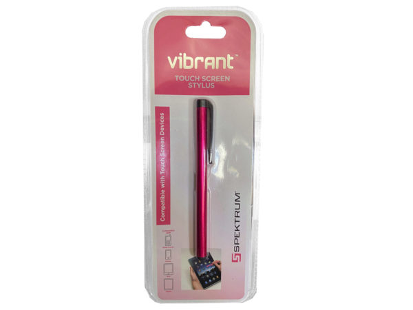 Vibrant Pink Touch Screen Stylus & Pen