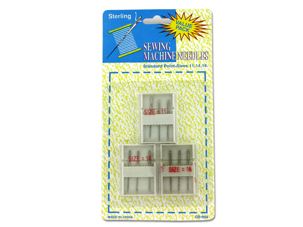Sewing Machine Needles with Cases