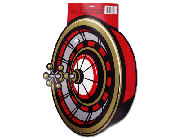 Roulette Wheel Cardboard Party Cutout