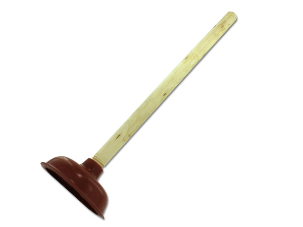 Toilet Plunger with Wooden HANDLE