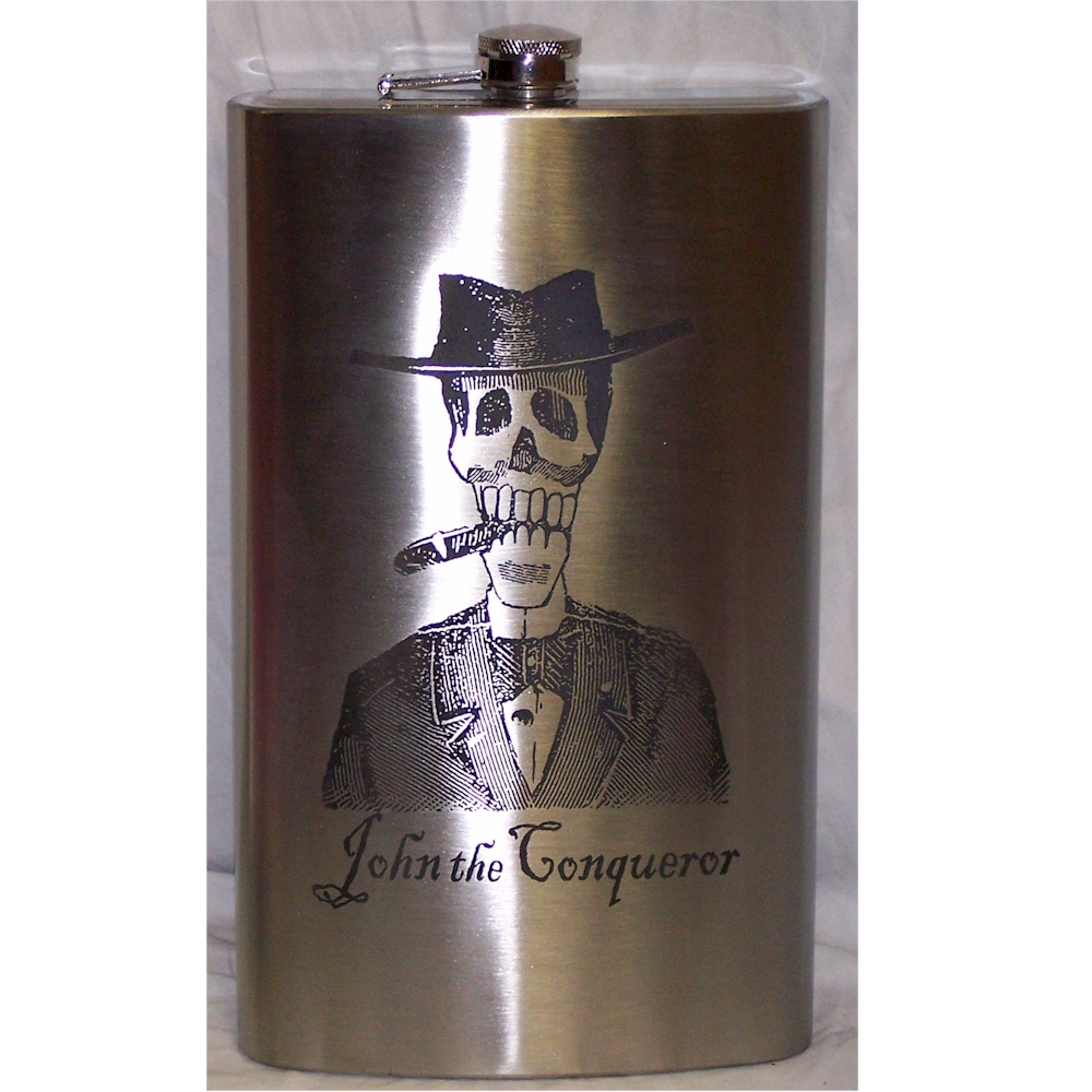 GIANT 64oz LASER Engraved Flask