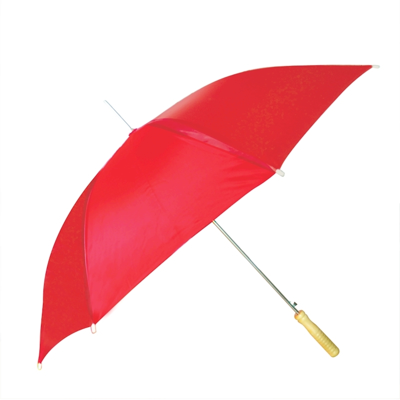 CKB Products Wholesale Rain UMBRELLA - Red - 48 Across - Rip-Resistant Polyester - Auto Open - Light