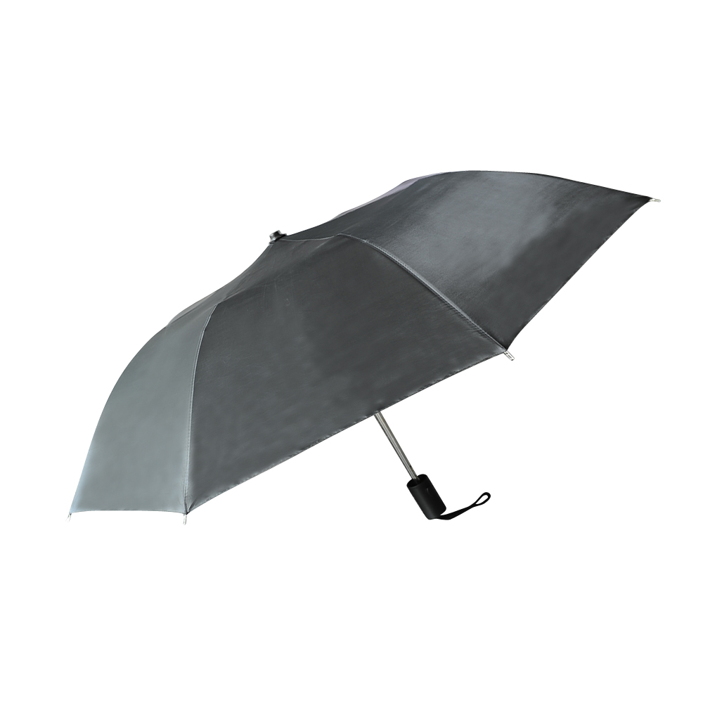 Compact UMBRELLA - Black - Great for Travel - Lightweight - 41 Canopy- 20.5 Long When Open- Push But