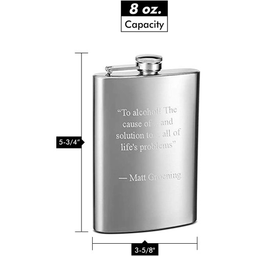 Free Engraved Flasks Wholesale at CKB - Lowest cost Hip Flask Engraving in  USA