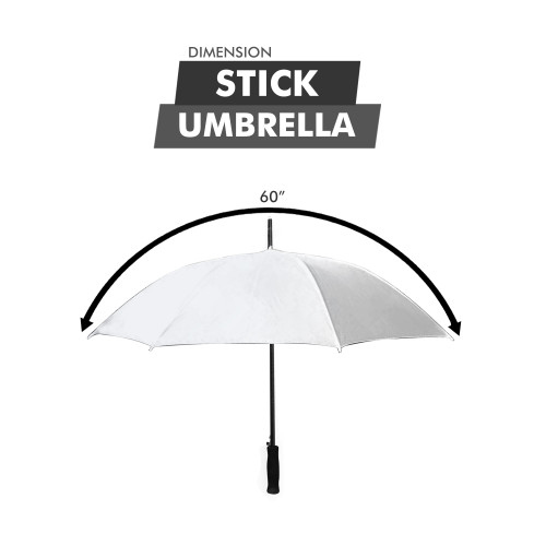 Whiteline Imports UM1683-WHT Polyester Fabric Aiden Outdoor Standing  Umbrella, White, 1 - Foods Co.