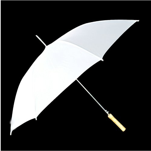 black and white rain umbrella